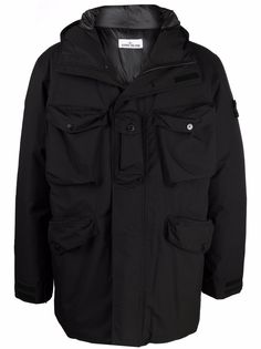 Stone Island пуховик с накладными карманами