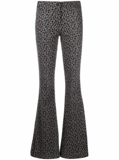 DVF Diane von Furstenberg брюки Deanne с леопардовым принтом