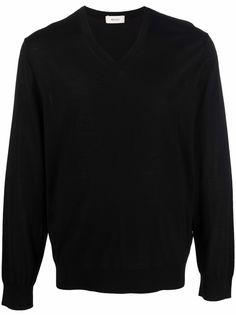 Z Zegna шерстяной джемпер с V-образным вырезом