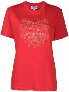 Kenzo футболка с вышитым логотипом