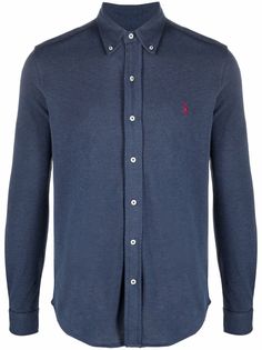 Polo Ralph Lauren рубашка с вышивкой Polo Pony