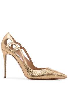 Aquazzura туфли Fenix 105 с заостренным носком