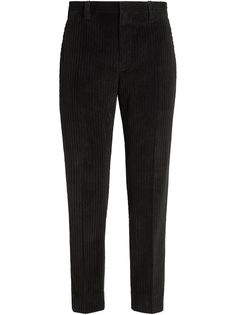 Ermenegildo Zegna вельветовые брюки строгого кроя