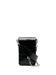 Dsquared2 сумка-мессенджер с тиснением под крокодила