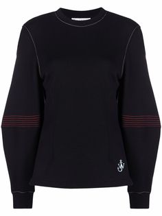 JW Anderson толстовка с декоративной строчкой