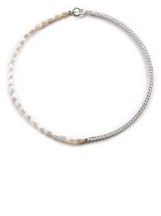 NORMA JEWELLERY серебряный браслет Phoenix с жемчугом