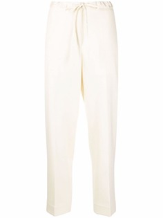 Jil Sander брюки кроя слим с кулиской