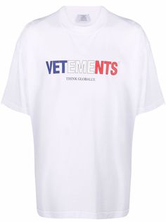VETEMENTS футболка с логотипом