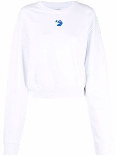 Off-White укороченная толстовка Pen Face