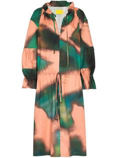 MarquesAlmeida платье миди с абстрактным принтом