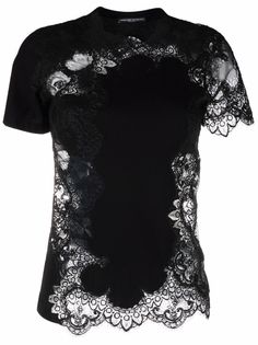 Ermanno Scervino блузка с кружевной вышивкой