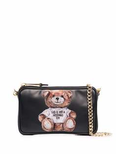 Moschino сумка через плечо с принтом