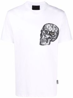 Philipp Plein футболка с принтом Skull