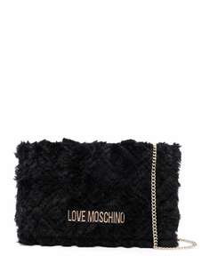 Love Moschino фактурная сумка на плечо с логотипом