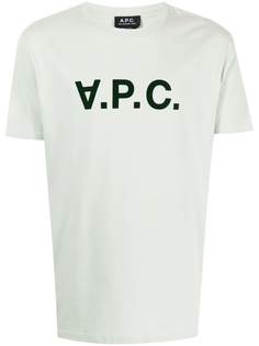 A.P.C. футболка с логотипом