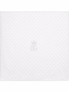 Dolce & Gabbana Kids одеяло с логотипом DG