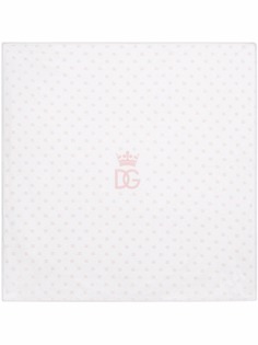 Dolce & Gabbana Kids одеяло с логотипом DG