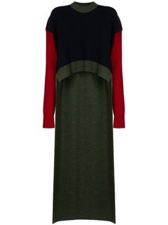 colville шерстяной джемпер с асимметричным подолом