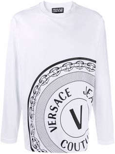 Versace Jeans Couture футболка с логотипом V-Emblem