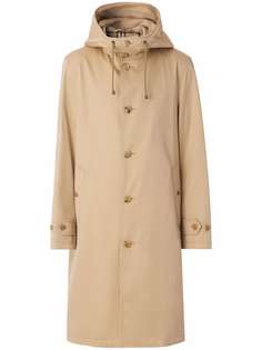Burberry однобортное пальто