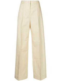 Jil Sander широкие брюки с завышенной талией