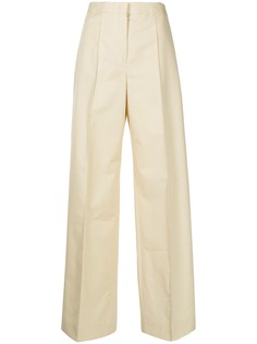 Jil Sander широкие брюки с завышенной талией
