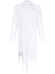 Comme Des Garçons Homme Plus рубашка с бахромой