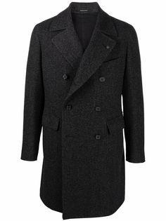 Tagliatore двубортное шерстяное пальто