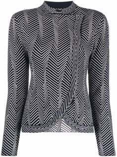 Emporio Armani блузка с принтом