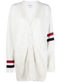 Thom Browne кашемировый кардиган с полосками RWB