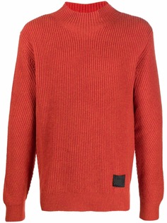 PAUL SMITH шерстяной джемпер с нашивкой-логотипом