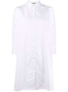Jil Sander рубашка с потайной застежкой