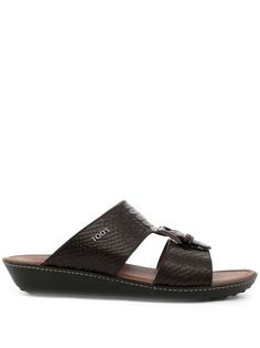 Tods сандалии с тиснением под кожу змеи Tod`S