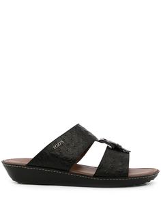 Tods фактурные сандалии Tod`S