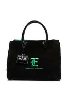Ermanno Scervino сумка-тоут с вышитым логотипом