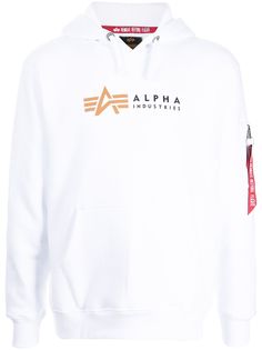 Alpha Industries худи с логотипом