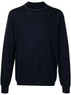 Maison Margiela джемпер с контрастной строчкой