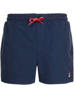 Fila плавки-шорты с кулиской и нашивкой-логотипом