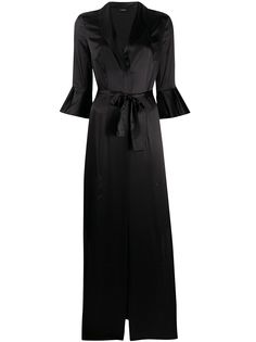 La Perla халат Exotique с расклешенными манжетами