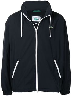 Lacoste куртка с капюшоном и нашивкой-логотипом