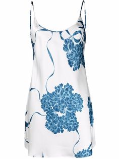 La Perla ночная рубашка с цветочным принтом