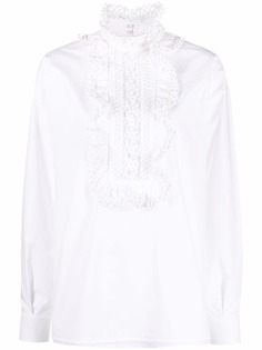 Valentino рубашка с английской вышивкой