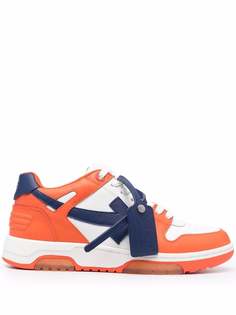 Off-White OUT OF OFFICE CALF LEATHER ORANGE BLUE