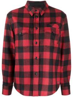 Woolrich фланелевая рубашка в клетку