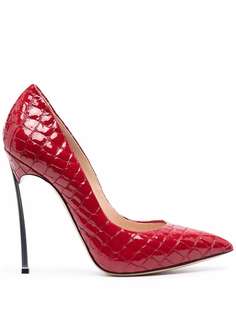 Casadei туфли Blade с тиснением под кожу крокодила