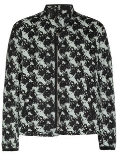 Stone Island Shadow Project SI SHDW AUGMENT AOVER PRNT JKT BLK