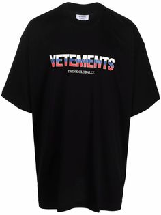 VETEMENTS футболка с логотипом