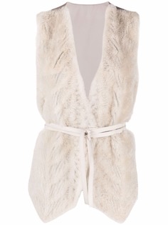 Brunello Cucinelli жилет с кулиской