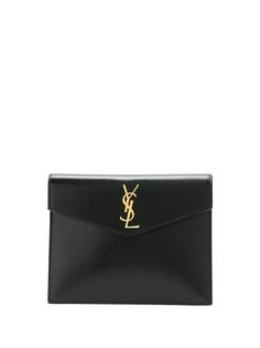 Saint Laurent клатч с логотипом YSL