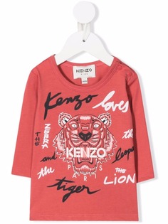 Kenzo Kids футболка с логотипом